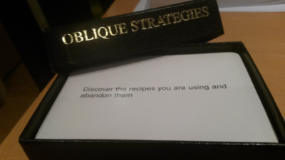 An Oblique Strategy